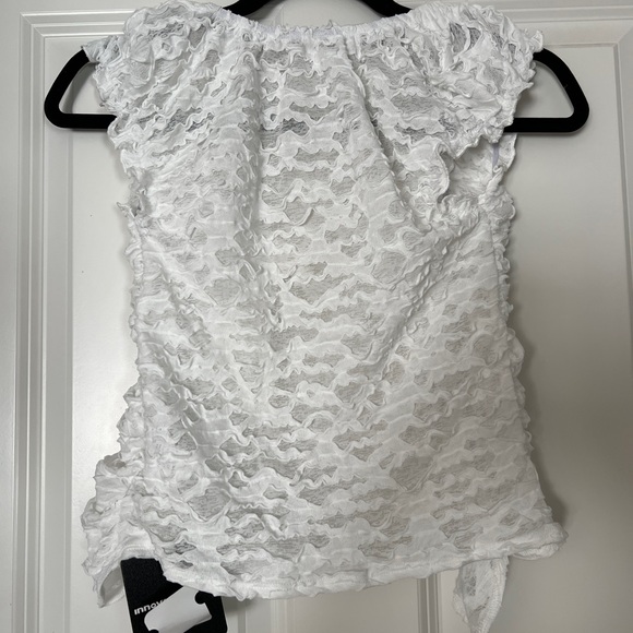 Innovare Denim White Lace Women Top - Picture 1 of 3